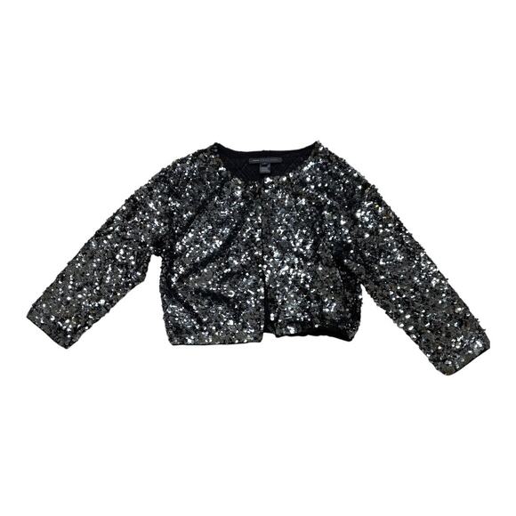 NWT Marc Jacobs Cardigan Sweater - Medium - Silver Sequin 3/4 Sleeve w/ Zipper - Picture 15 of 15